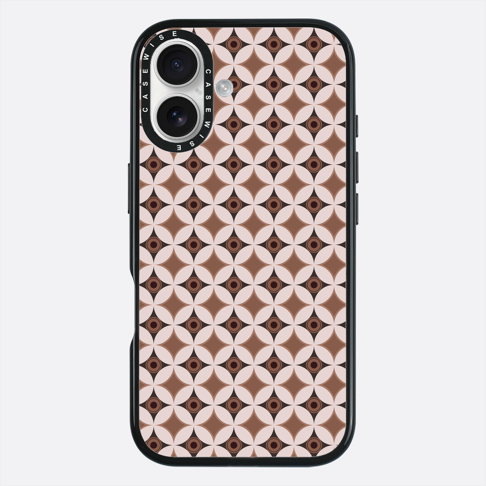 Mid Century Modern Circle Pattern - Case
