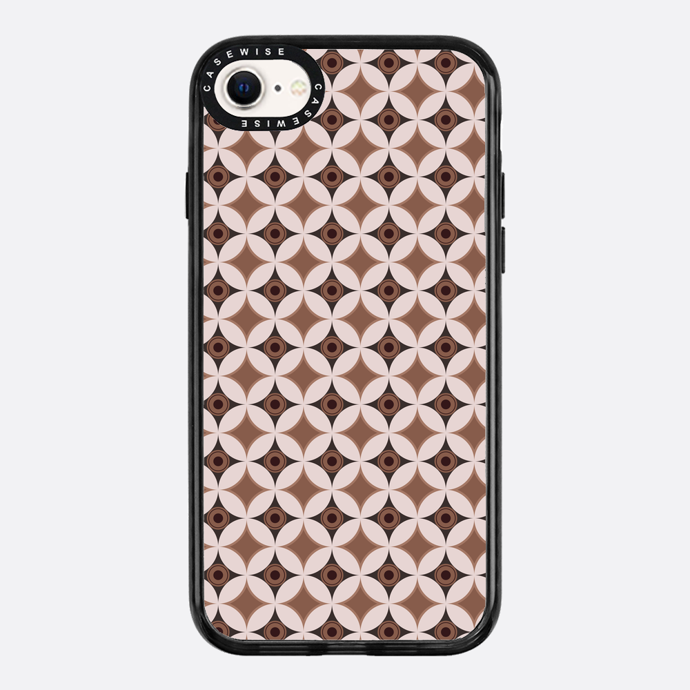 Mid Century Modern Circle Pattern - Case