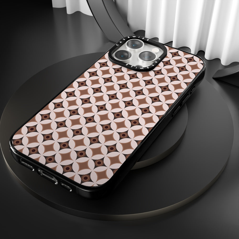 Mid Century Modern Circle Pattern - Case
